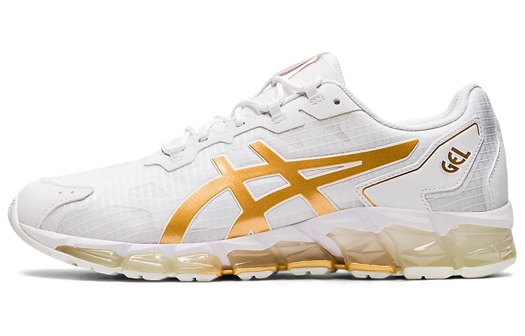 Мужские кроссовки ASICS Asics Gel-Quantum 360 6 (бело-золотые)