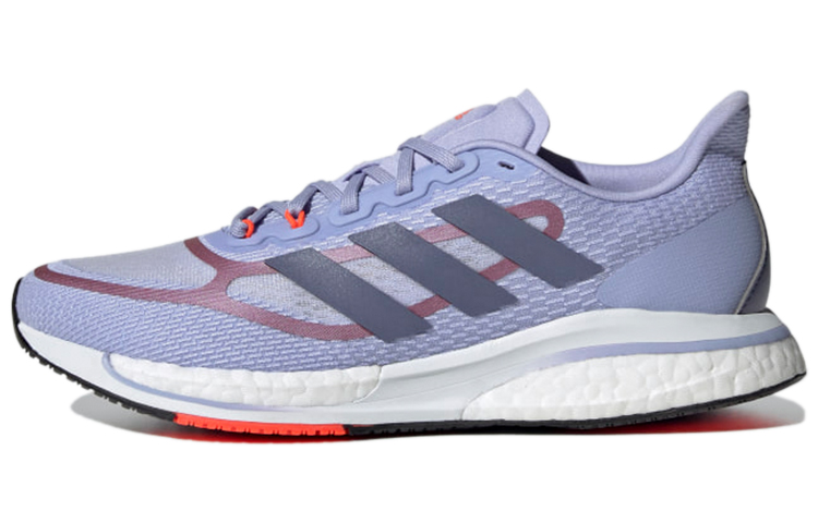Adidas Supernova Abrasion Resistant Breathable Low top Running Shoes Women's Purple White