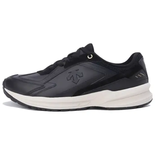DESCENTE Cushioning Slip Resistant Low top Casual Running Shoes Unisex Black