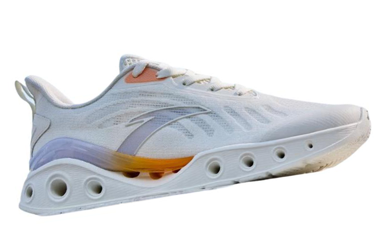 Anta Comfortable Slip Resistant Abrasion Resistant Low top Energy Ring Technology Running Shoes Women’s White