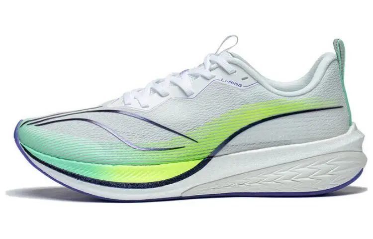 Li Ning Red Hare 6 Pro Textile, TPU Cushioning Low top Sprint Running Shoes Men's White