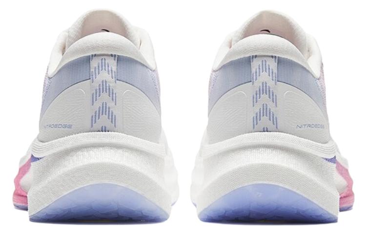 Anta Champion Series Fabric Slip Resistant Abrasion Resistant Low top Running Shoes Women’s White Blue Pink