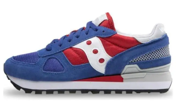 Saucony Shadow Original Slip Resistant And Breathable Low top Running Shoes Men's Blue