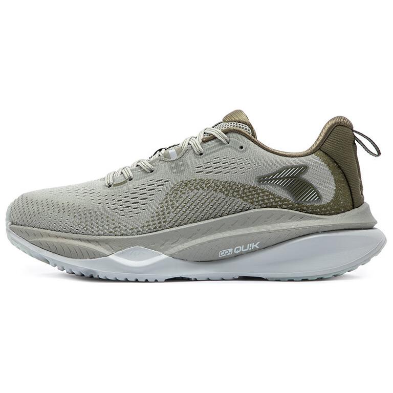 361° Fiery 4 Abrasion Resistant Breathable Low top Casual Running Shoes Men’s Gray Green