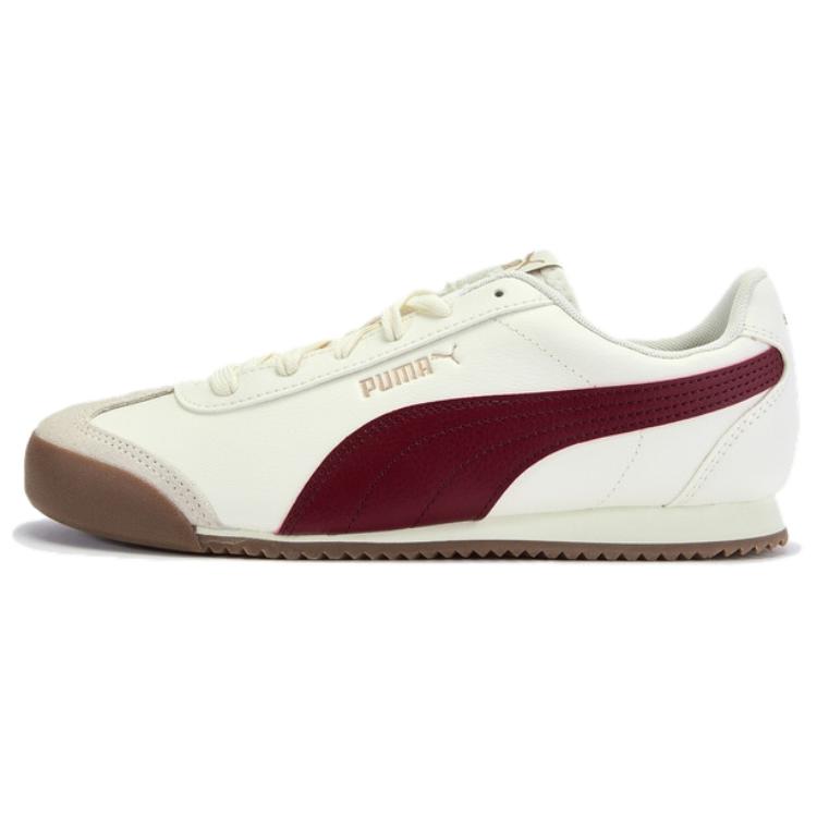 PUMA TURINO Artificial Leather Low top Running Shoes Unisex White Red Gold