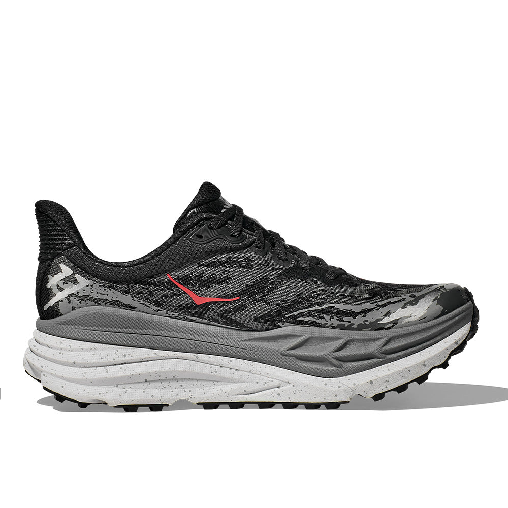 HOKA ONE ONE Stinson 7 Slip Resistant Abrasion Resistant Low top Trail Running Shoes Men’s Black