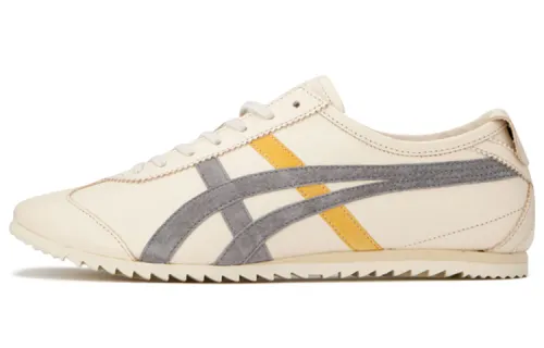 Onitsuka Tiger MEXICO 66 Comfortable Abrasion Resistant Low top Running Shoes Women's Cream