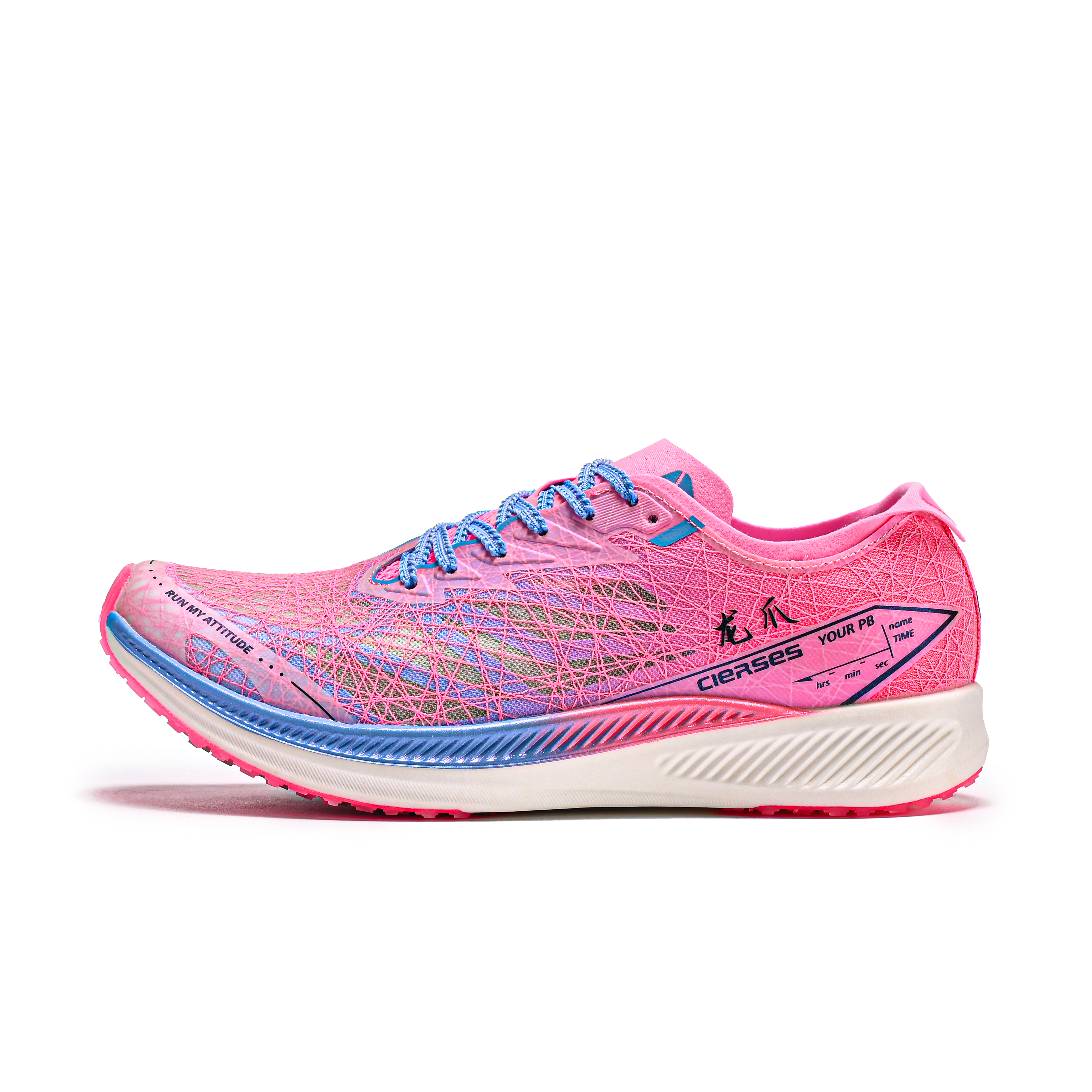 CIERSES Low top Running Shoes Unisex Fluorescent Cherry Blossom Pink