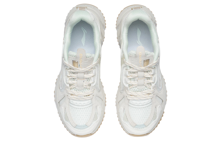 Li Ning Gathering Light Pick Up Light Cushioning Slip Resistant Abrasion Resistant Low top Running Shoes Women’s