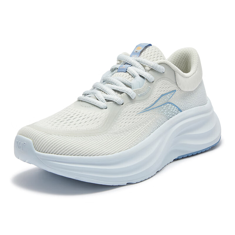361° Abrasion Resistant Breathable Abrasion Resistant Breathable Low top Casual Running Shoes Women’s White Blue