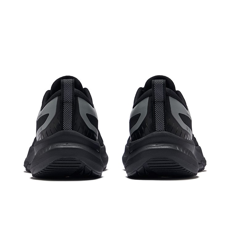 Erke Tissot 4 Cushioning Slip Resistant Rebound Low top Casual Training Running Shoes Men’s Jet Black Steel Gray