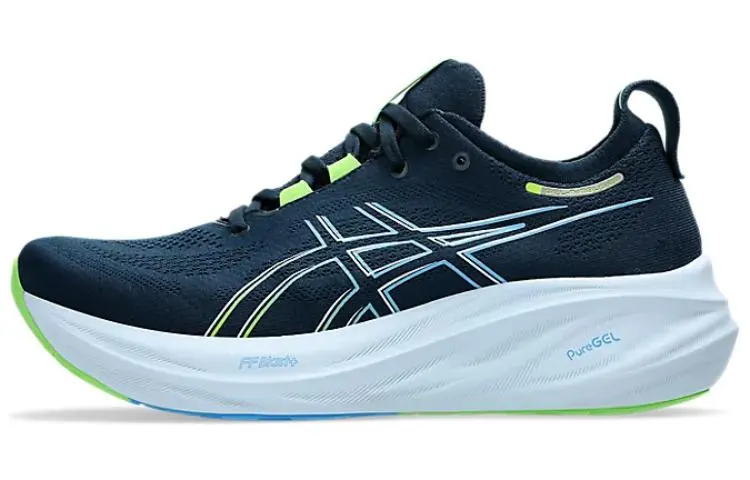 ASICS Gel Nimbus 26 Wide 'French Blue Electric Lime'