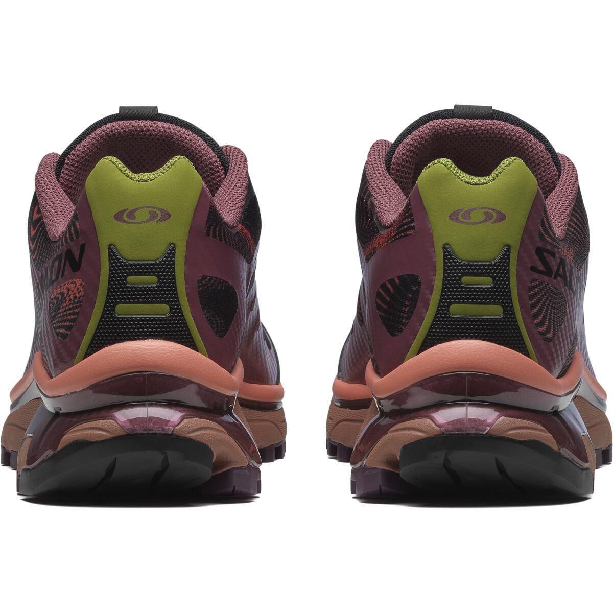 SALOMON XT 4 Impact Resistant Lightweight Low top Contagrip Training Casual Running Shoes Unisex Burgundy