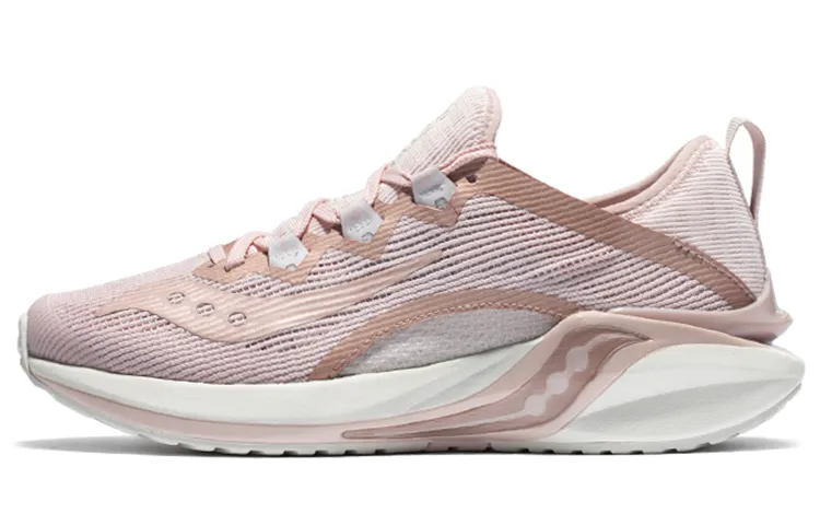 Saucony Coyote Fabric Cushioning Abrasion Resistant Breathable Support Low top Running Shoes Women's Pink