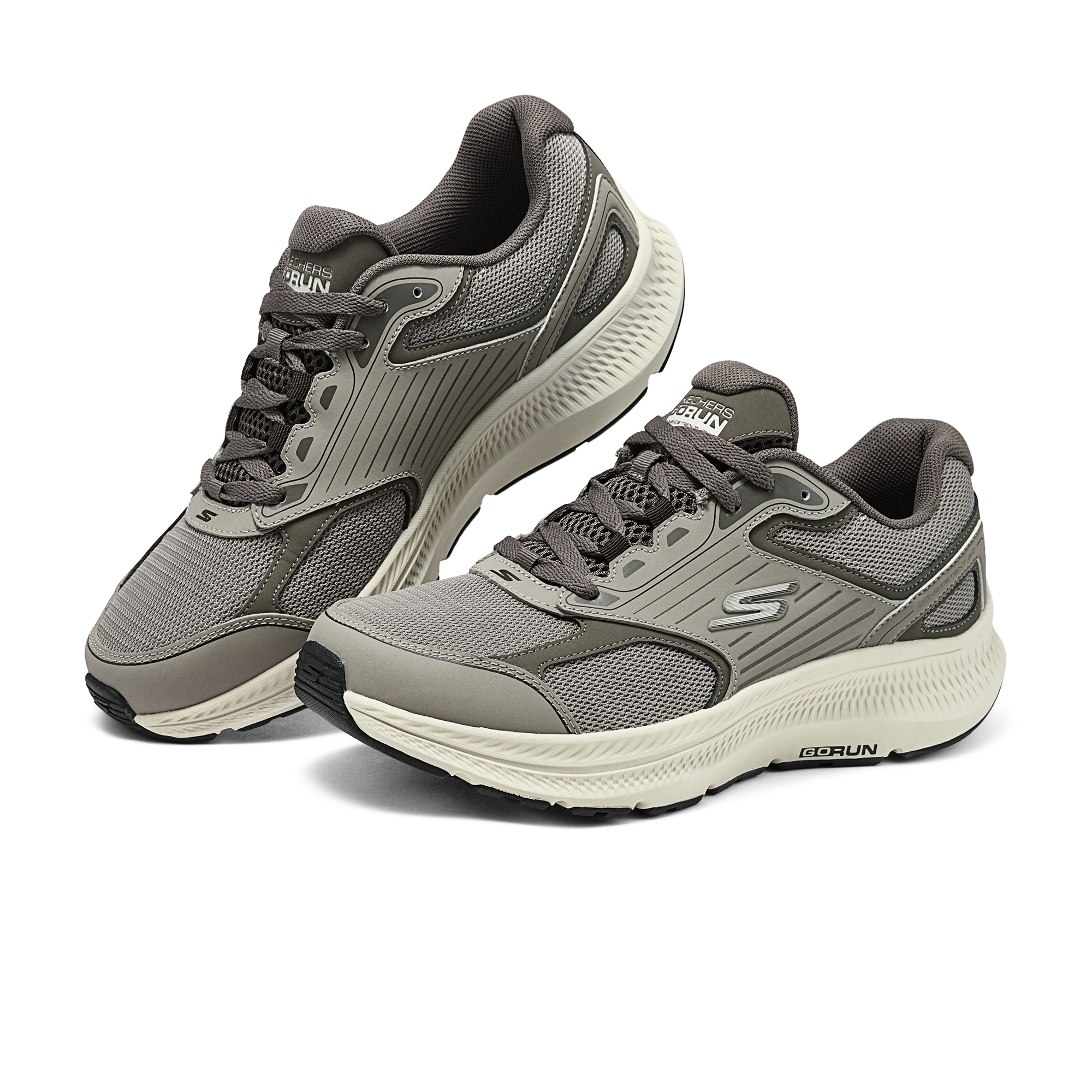 Skechers Go Run Consistent 2.0 Breathable And Lightweight Low top Running Shoes Men’s Brown