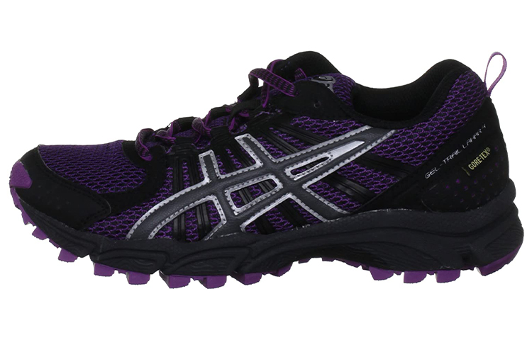 ASICS GEL TRAIL LAHAR 4 Running Shoes Women's Low Top Black/Purple