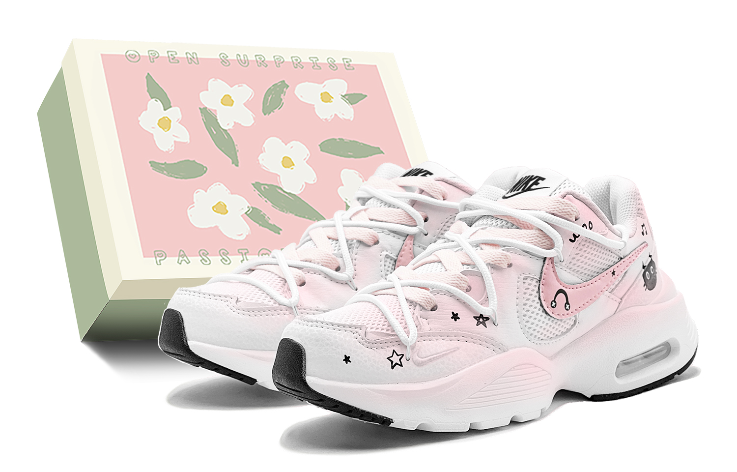 Nike Air Max Fusion Abrasion Resistant Slip Resistant Abrasion Resistant Slip Resistant Low top Running Shoes Women’s