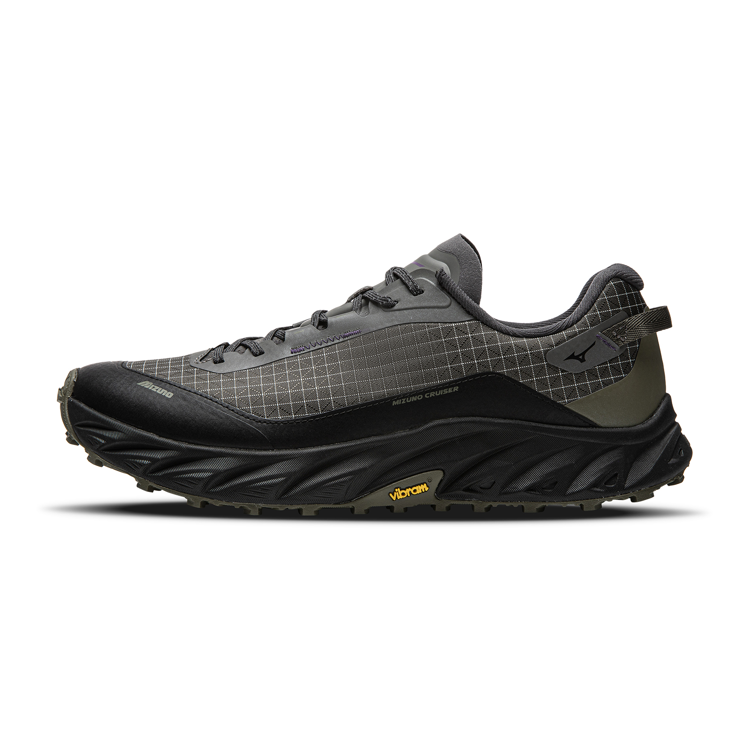 Mizuno Cruiser Fashion Fabric Low top Running Shoes Unisex Granite Stone