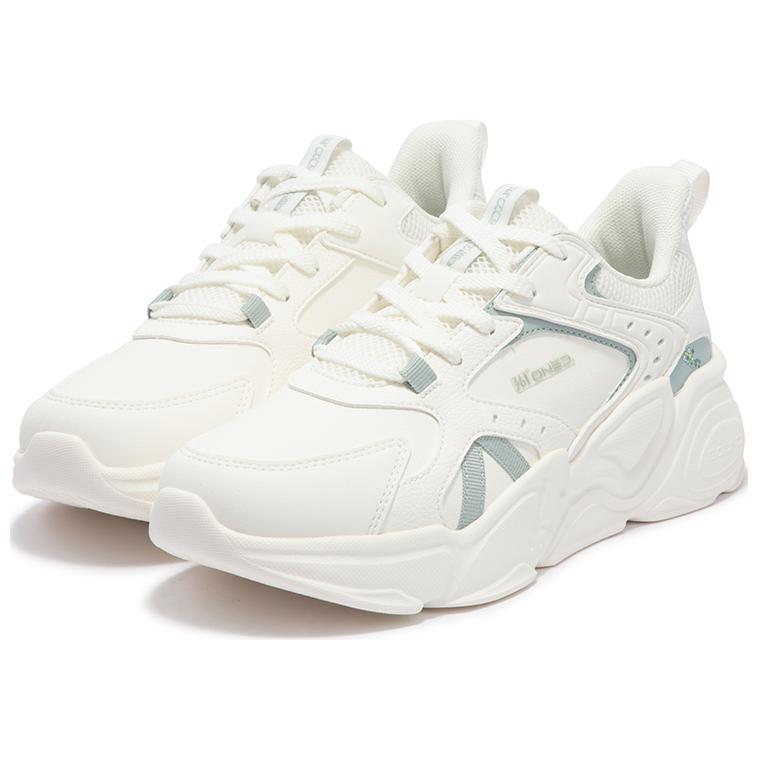 361° Life Collection Abrasion Resistant Low top Running Shoes Women’s White Green
