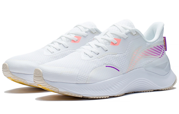 Li Ning YueYing 1.0 Yueying Super Light Breathable Low top Running Shoes Women’s White Purple