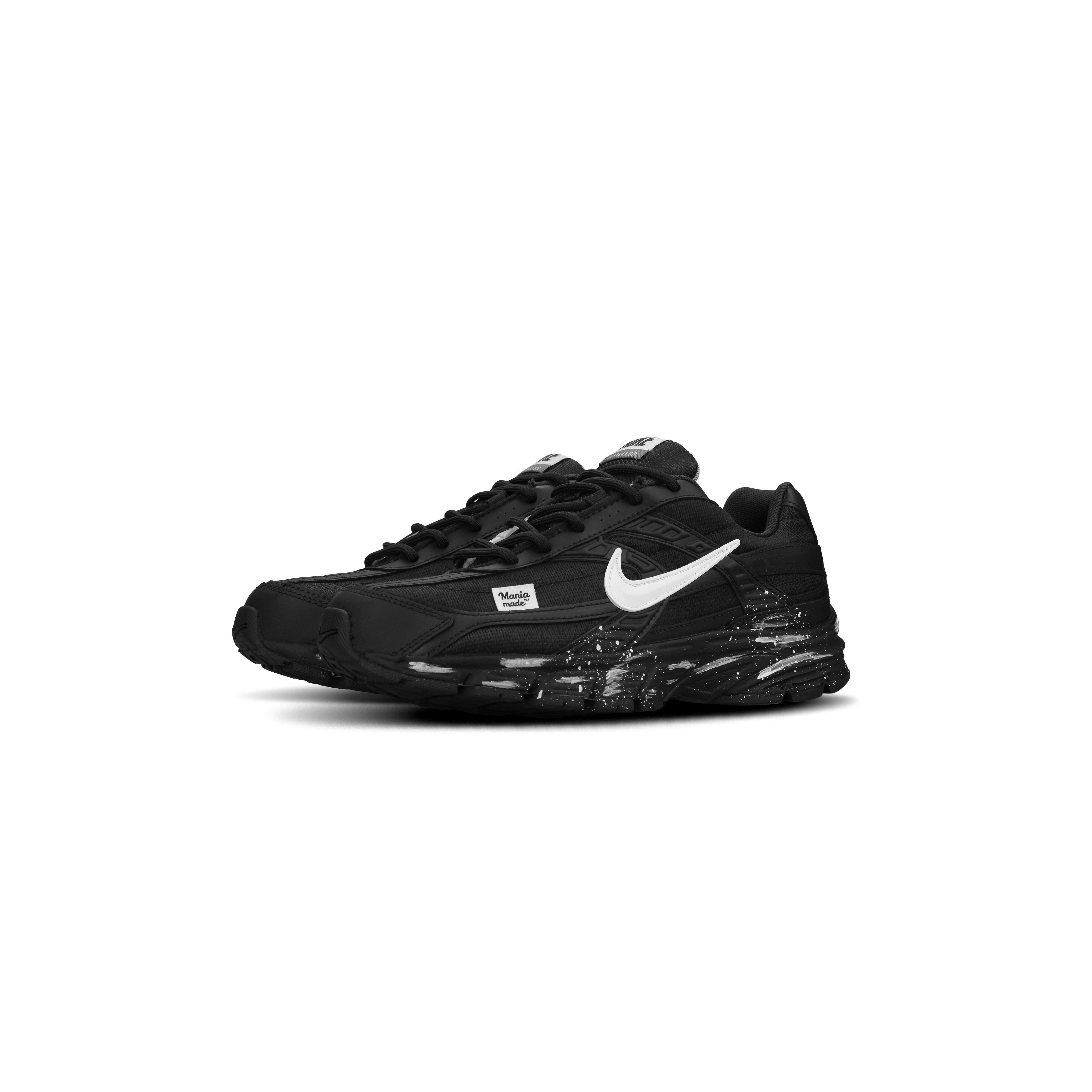 Nike Initiator Abrasion Resistant Low top Running Shoes Men’s Black White