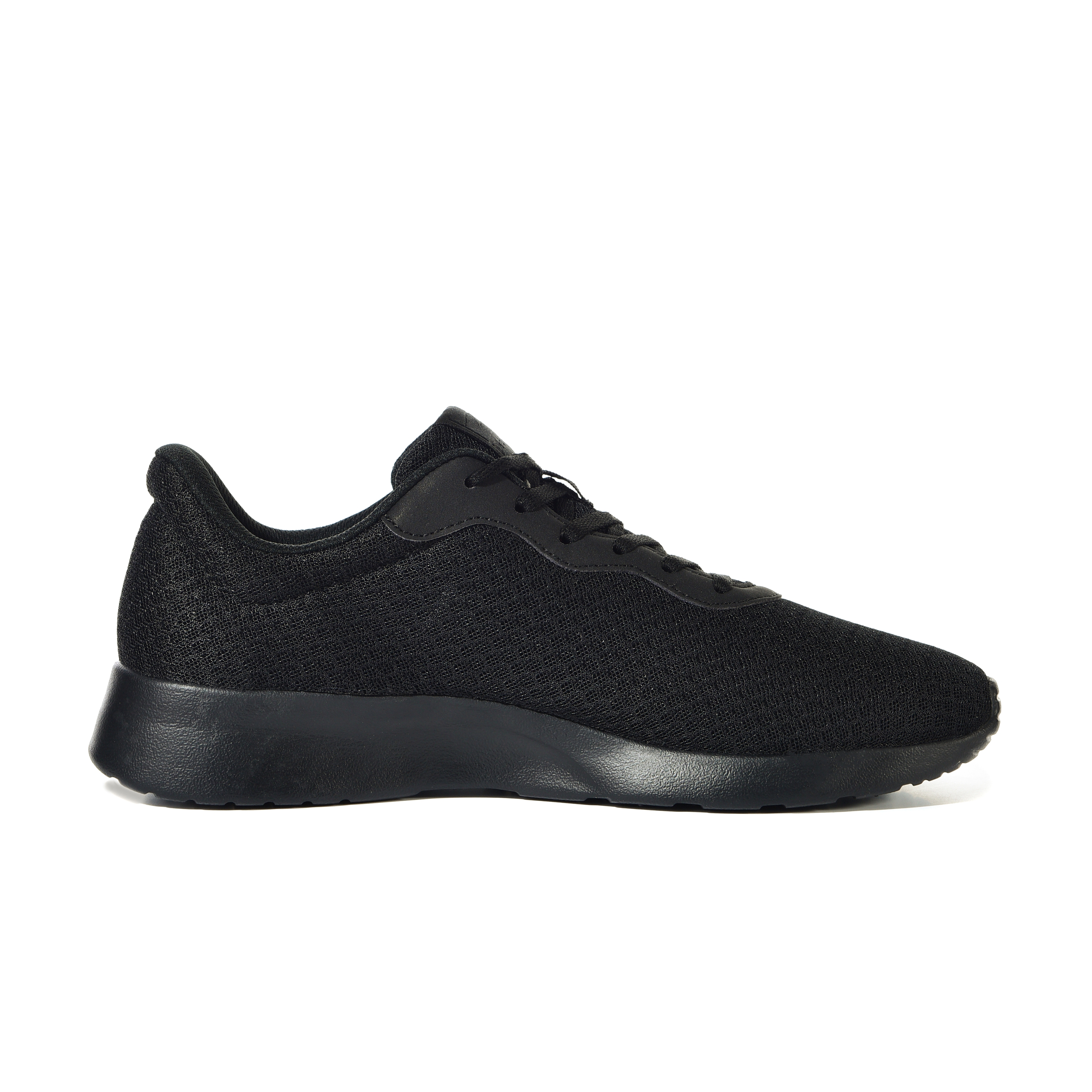 DEERWAY Running Shoes Unisex Low Top All Black