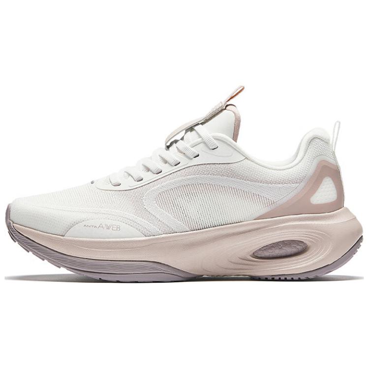 Anta Cushioning Low top Running Shoes Women’s White Pink