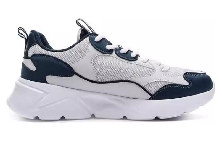 QIAODAN Breathable Low top Running Shoes Men’s Gray Cyan