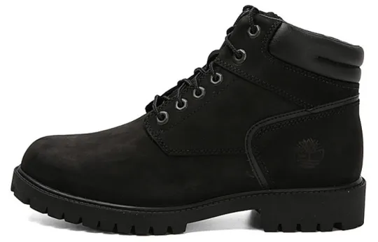 Timberland Heritage Casual Walking Wide Fit Boots 'Black Nubuck '
