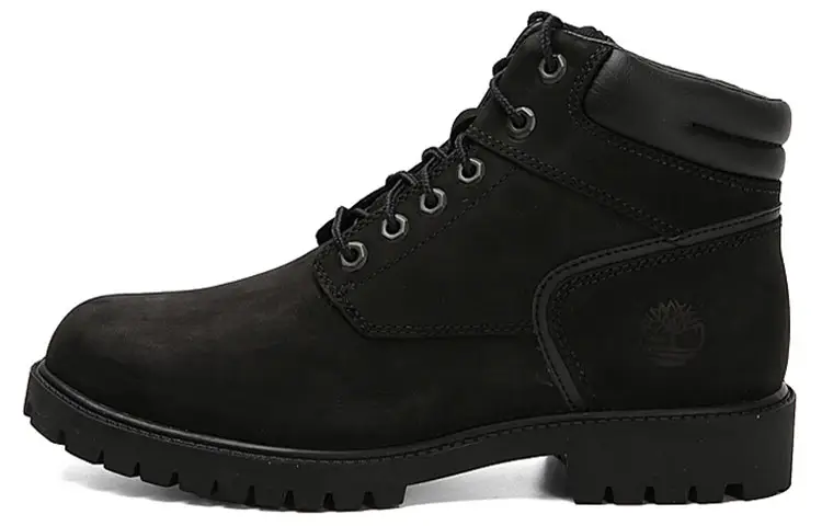 Timberland Heritage Casual Walking Wide Fit Boots 'Black Nubuck '
