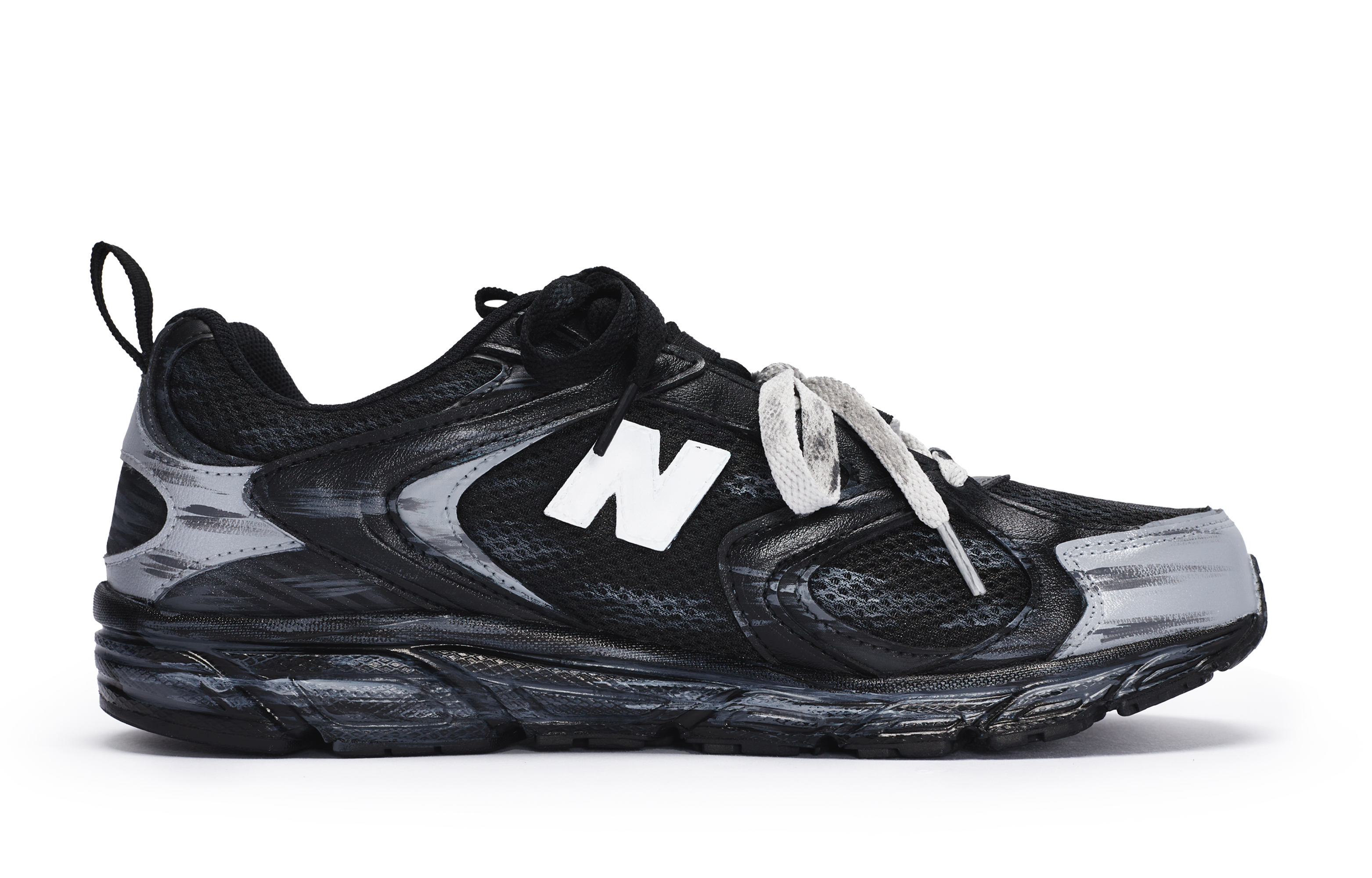 New Balance 408 Slip Resistant Slip Resistant Low top Casual Running Shoes Unisex Black Gray White