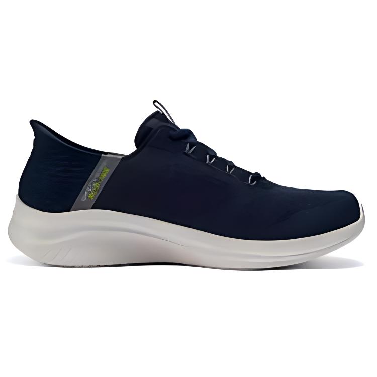 Skechers SPORT MENS Comfortable And Breathable Abrasion Resistant Abrasion Resistant Low top Running Shoes Men’s Blue