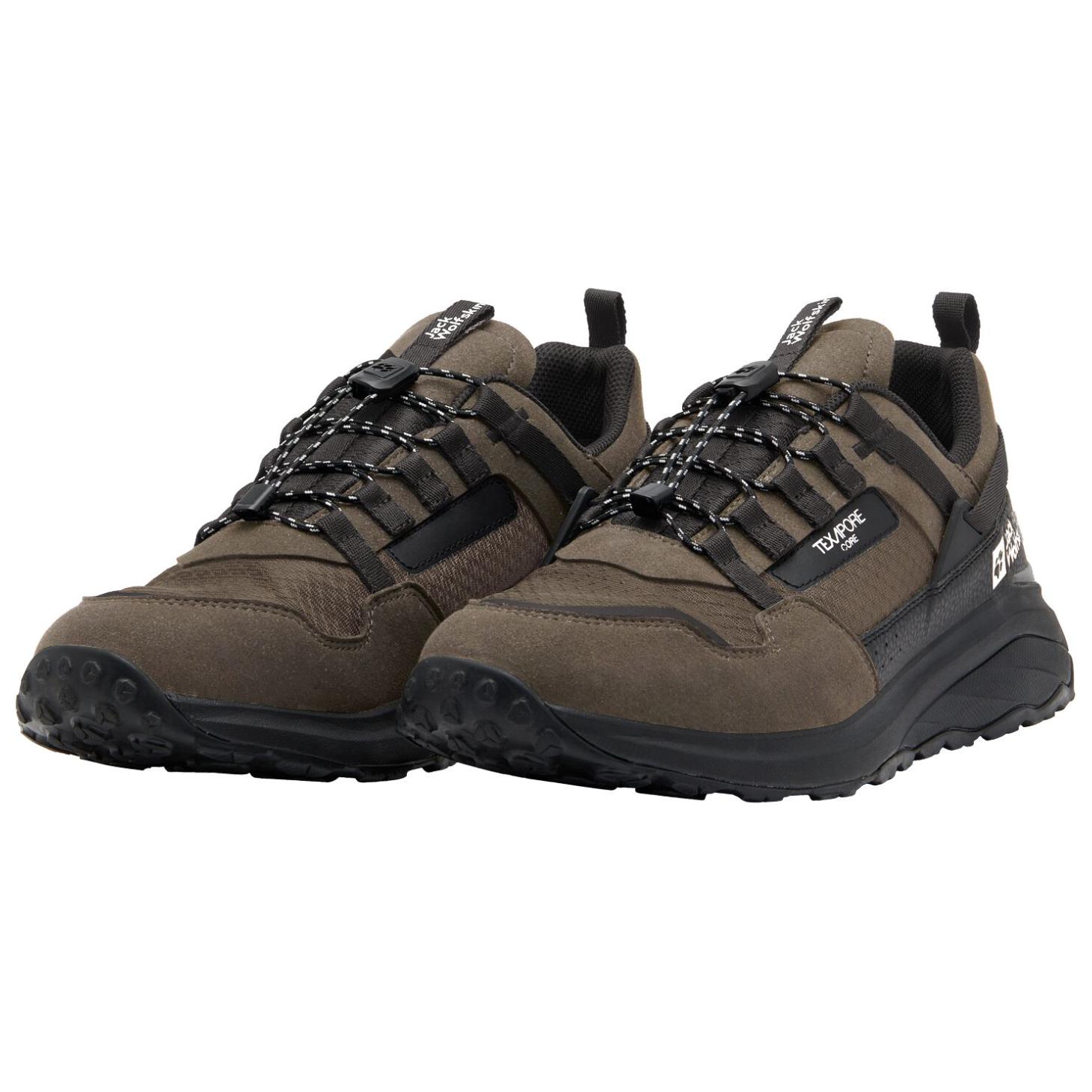 Jack Wolfskin Abrasion Resistant Waterproof Wear resistant And Waterproof Low top Outdoor Shoes Men’s Black Umber
