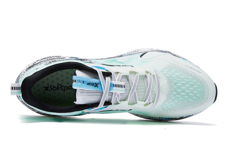 XTEP Cushioning Spin 10.0 Cushioning Slip Resistant Abrasion Resistant Low top Running Shoes Men’s White Green