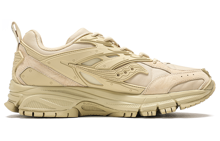 Saucony Cushioning Slip Resistant Abrasion Resistant Low top Casual Running Shoes Unisex Sand