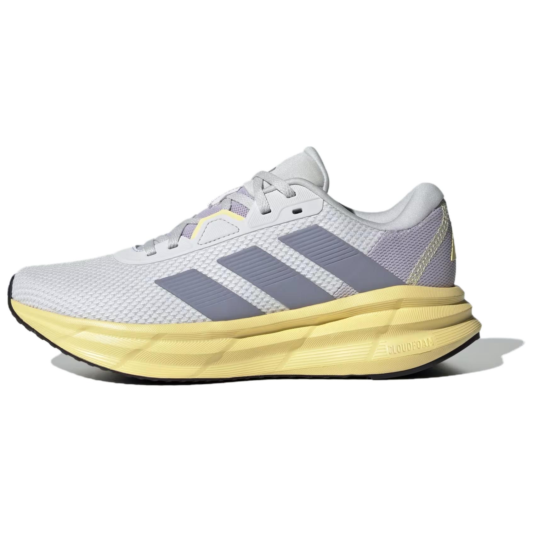 Adidas Galaxy 7 Slip Resistant Abrasion Resistant Low top Running Shoes Women's Gray White