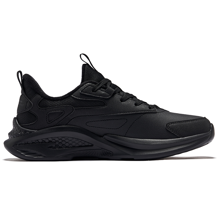 Erke Lingyue 1 Windproof And Waterproof Leather Upper, Insulated For Winter, Fleece Lined, Comfortable And Versatile