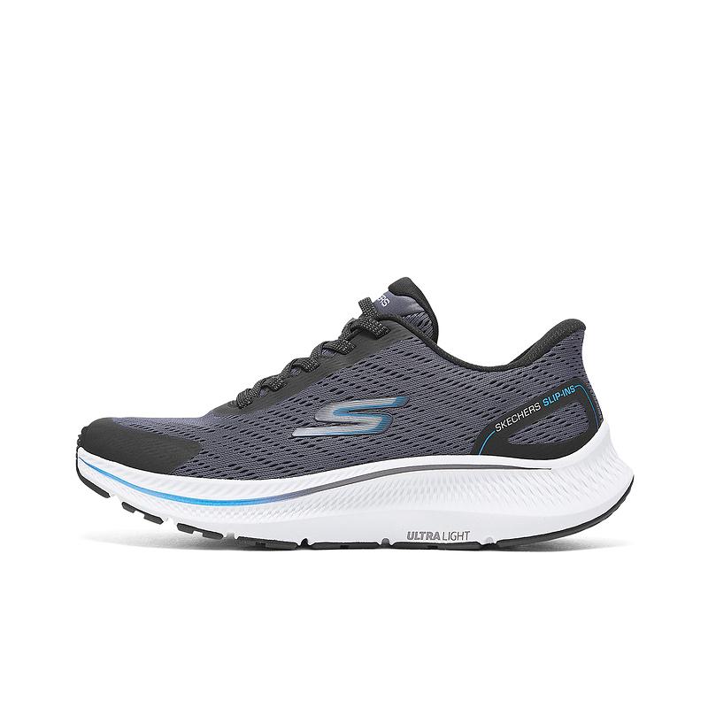 Skechers MEN’S GO Abrasion Resistant Breathable Low top Running Shoes Men’s Gray Black