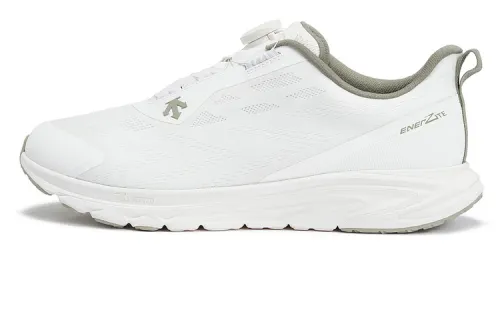 DESCENTE Enerzite Fabric Breathable Low top Casual Training City Commuting Running Shoes Men's White