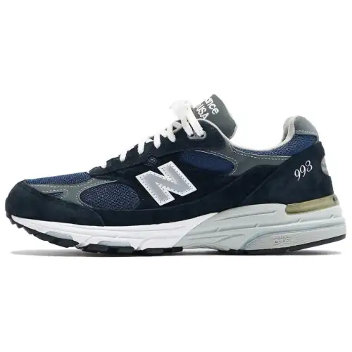 KITH x New Balance NB 993 Low top Running Shoes Unisex Black Blue