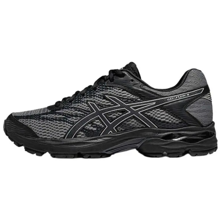 ASICS Gel Flux 4 Textile, Synthetic Leather Abrasion Resistant Breathable Rebound Low top Physical Fitness Test & Exam
