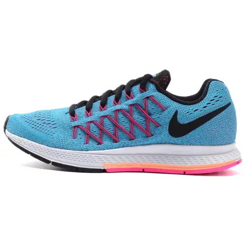 Nike Air Zoom Pegasus 32 Abrasion Resistant Low top Running Shoes Women's Blue