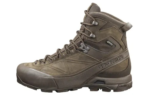 SALOMON Gore Tex Outdoor Shoes Men's High Top Brown