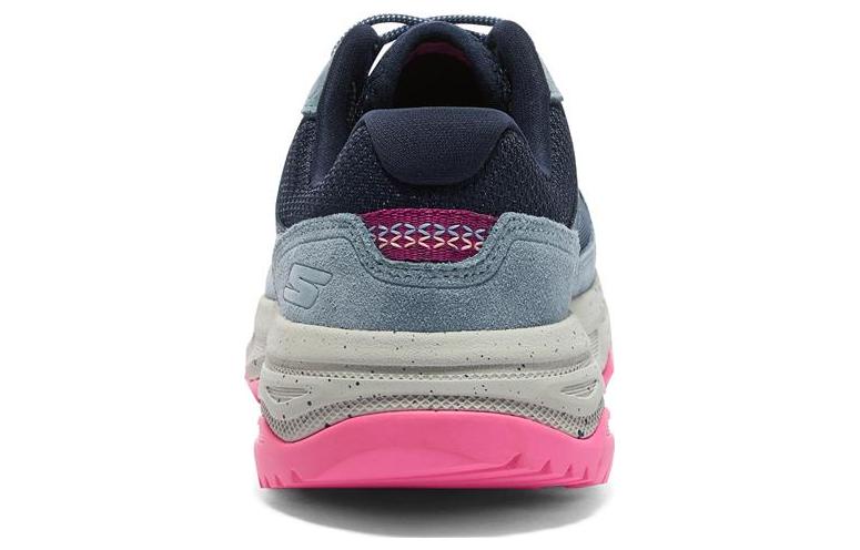 Skechers Mesh, Leather Low top Running Shoes Women’s Blue Pink
