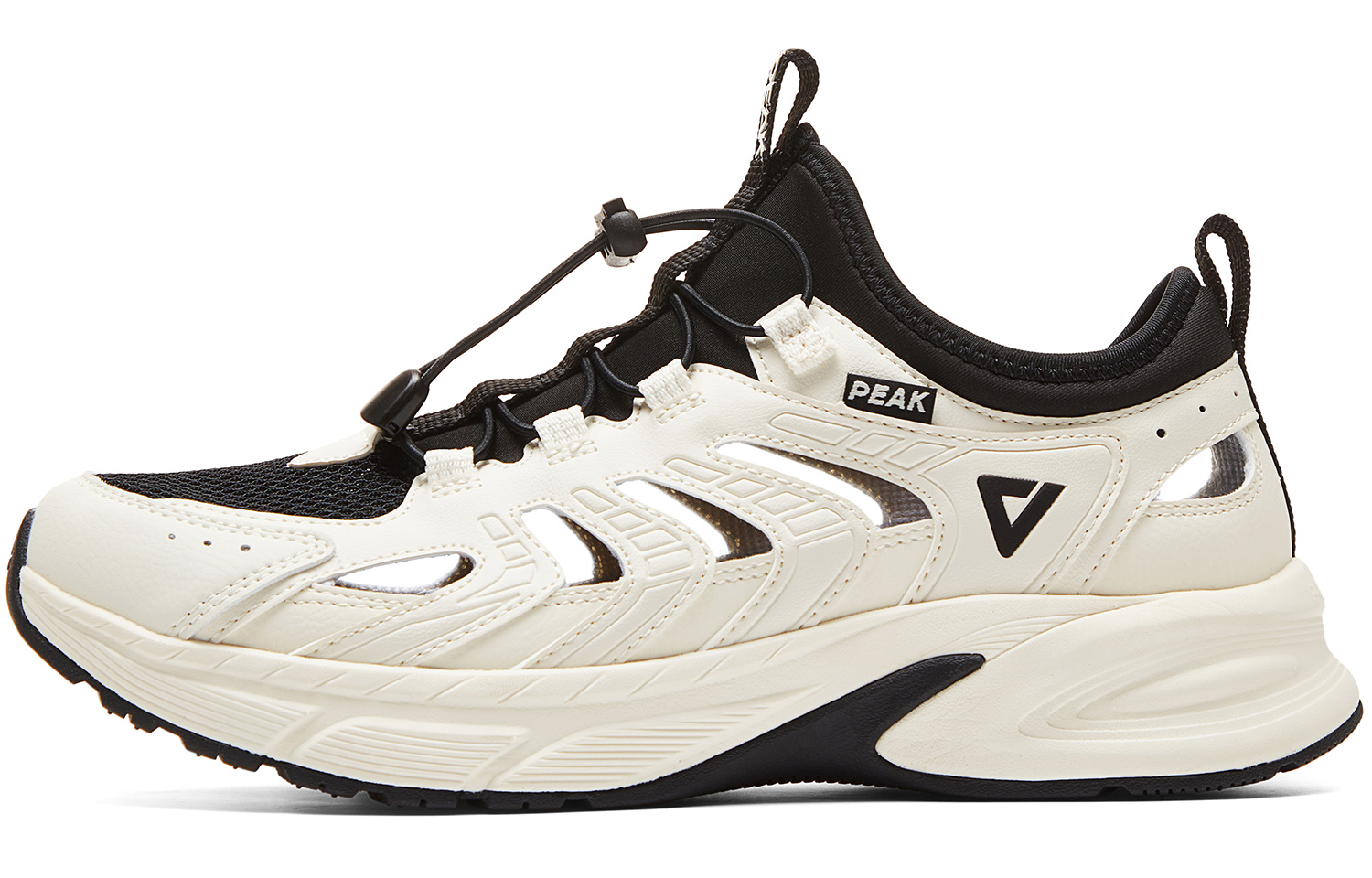 Shock-absorbing non-slip wear-resistant breathable low white black sports sandals, style, for running