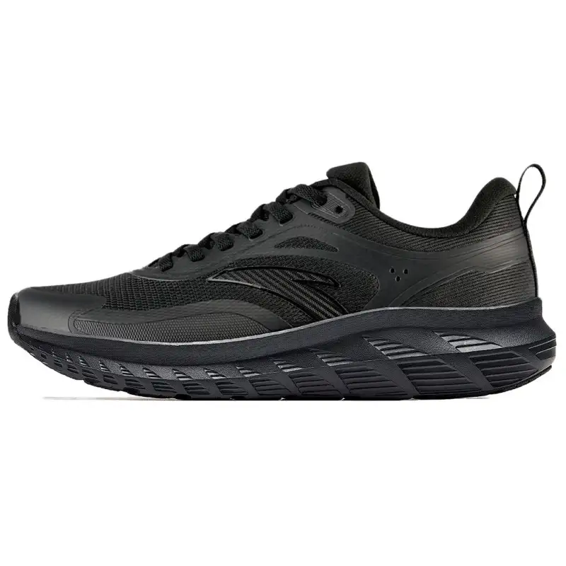 Anta Mesh Cushioning Rebound Cushioning Rebound Low top Casual Running Shoes Men's Basic Black