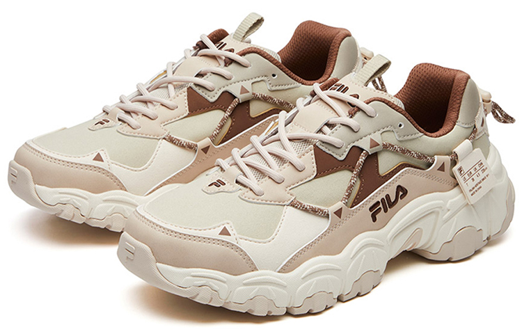 Женские кроссовки Fila FUSION (серебристо-белые) — фото 3