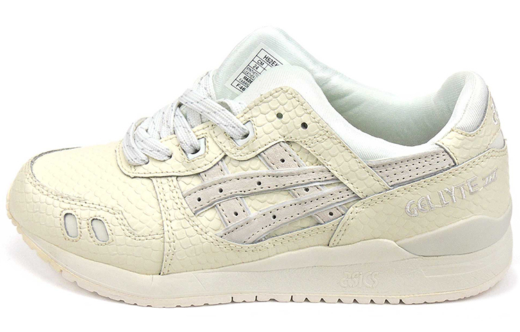 Asics Gel Lyte 3 Comfortable Abrasion Resistant Low top Running Shoes Women's Ecru