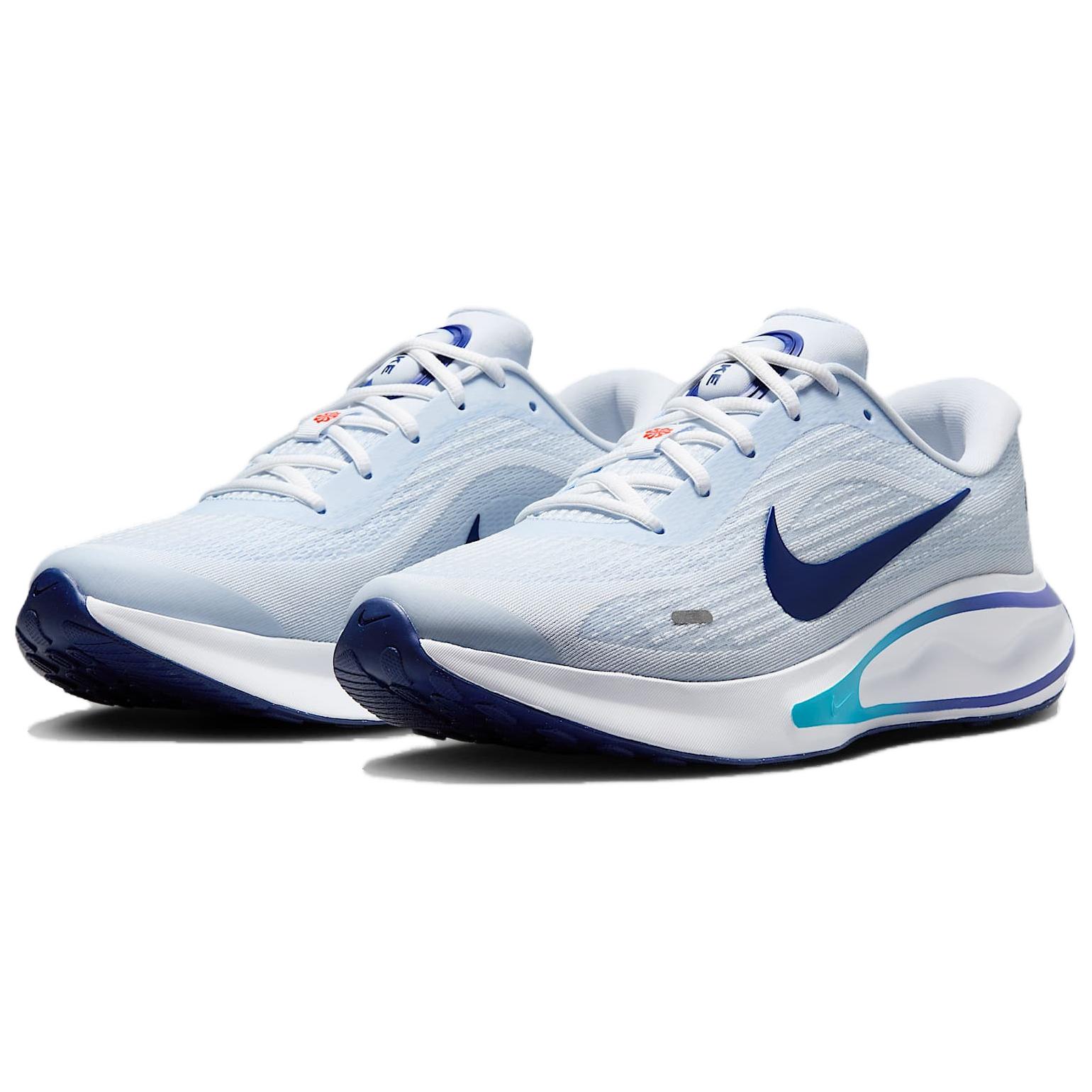 Nike Journey Run Football Grey Aluminum Blue Lightning Blue Void