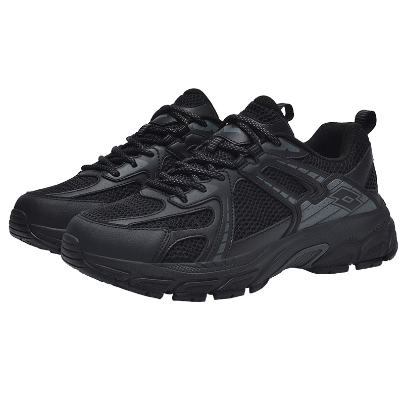 LOTTO Cushioning Slip Resistant Abrasion Resistant Low top Running Shoes Women’s Black
